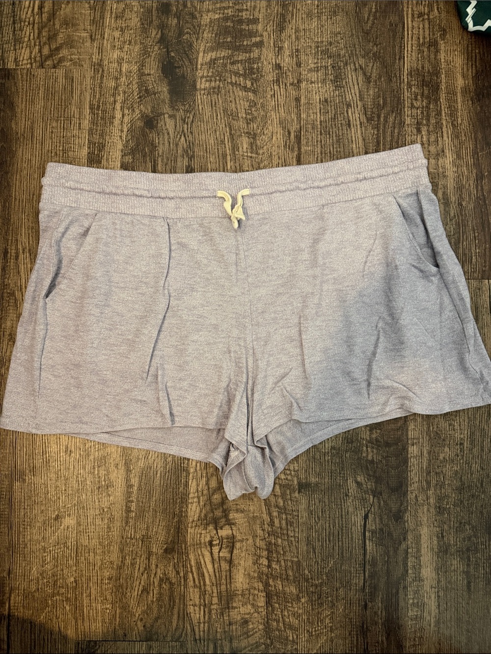 torrid Lavender Knit Athletic Shorts with Drawstring